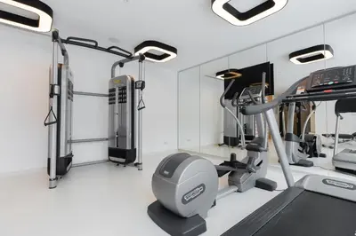 Das Fitnesscenter und/oder die Fitnesseinrichtungen in der Unterkunft Wildkogel Resorts - DAS Bramberg