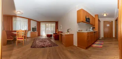 Küche/Küchenzeile in der Unterkunft Hotel Garni Elisabeth