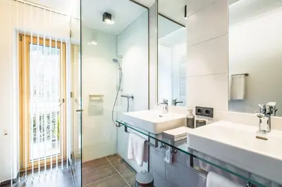 Ein Badezimmer in der Unterkunft Blackriver Lodge Saalbach - inkl CrossFit Gym