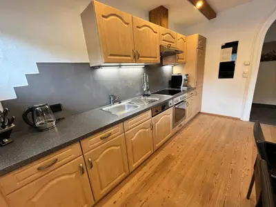 Küche/Küchenzeile in der Unterkunft Appartements Ski Rent Michael