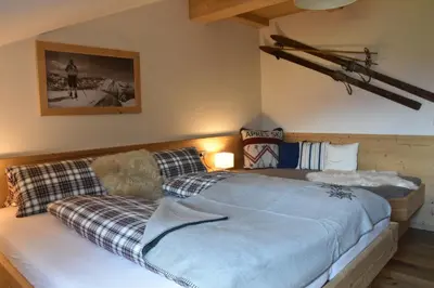 Ein Bett oder Betten in einem Zimmer der Unterkunft Fuchsbauer