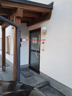 Ein Sitzbereich in der Unterkunft Ferienwohnung Himler
