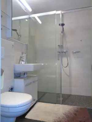 Ein Badezimmer in der Unterkunft Alpenappartements Domicil by Hermann Weiss
