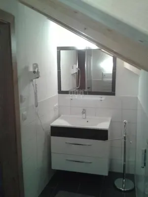 Ein Badezimmer in der Unterkunft Alpenflair