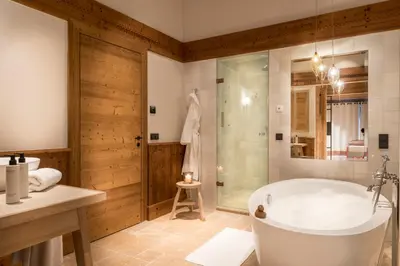 Ein Badezimmer in der Unterkunft Kitzbühel Lodge