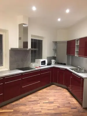 Küche/Küchenzeile in der Unterkunft Appartement Feinsinn