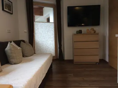 Ein Bett oder Betten in einem Zimmer der Unterkunft Apart Bradl