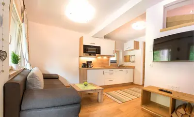 Küche/Küchenzeile in der Unterkunft Talheim Apartments