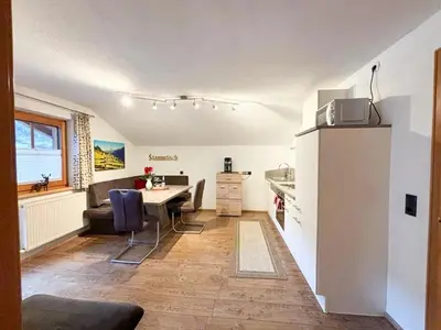 Küche/Küchenzeile in der Unterkunft Apart Eberharter