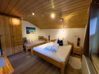 Ein Bett oder Betten in einem Zimmer der Unterkunft Apart Eberharter