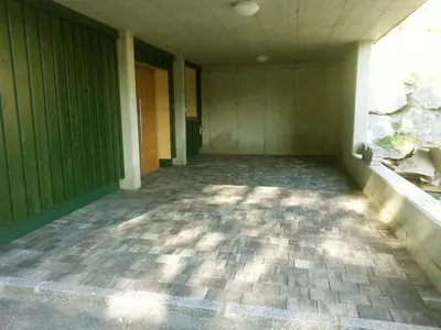 Grundriss der Unterkunft Modernes Chalet mit Terrasse und Parkplatz in den Alpen