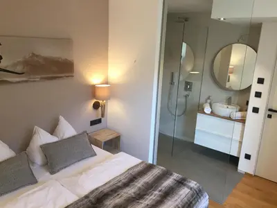 Ein Bett oder Betten in einem Zimmer der Unterkunft Appartement Sunside