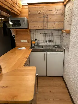Küche/Küchenzeile in der Unterkunft Haus Gabriele Appartement Frederic by NV-Appartements