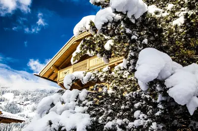 Hotel Garni Landhaus Platzer im Winter