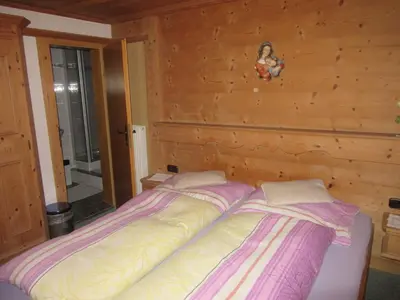 Ein Bett oder Betten in einem Zimmer der Unterkunft Gasthof Waldrast
