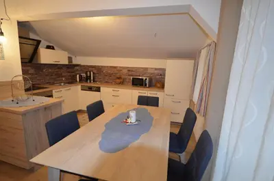 Küche/Küchenzeile in der Unterkunft Haus Lercher