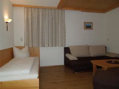 Ein Sitzbereich in der Unterkunft Haus Panoramablick