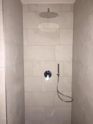 Ein Badezimmer in der Unterkunft Ferienwohnung Neubau