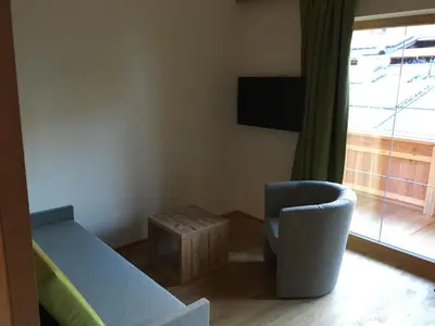 TV/Unterhaltungsangebot in der Unterkunft Ferienwohnung Neubau