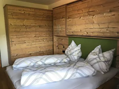 Ein Bett oder Betten in einem Zimmer der Unterkunft Ferienwohnung Neubau