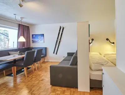 Ein Bett oder Betten in einem Zimmer der Unterkunft Appartement Relax & Sport