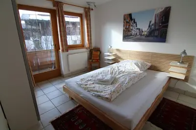 Ein Bett oder Betten in einem Zimmer der Unterkunft Haus Aschenwald