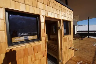 Ein Balkon oder eine Terrasse in der Unterkunft Das Heimsitz