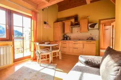 Küche/Küchenzeile in der Unterkunft Appartement Haus Schröder