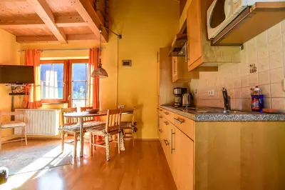 Küche/Küchenzeile in der Unterkunft Appartement Haus Schröder