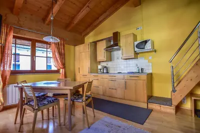 Küche/Küchenzeile in der Unterkunft Appartement Haus Schröder