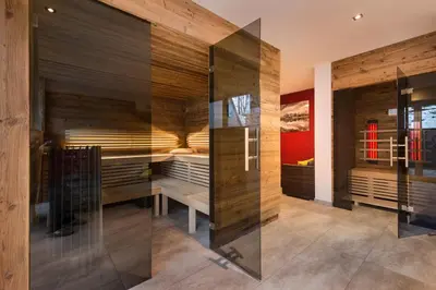 Ein Bett oder Betten in einem Zimmer der Unterkunft Appartements Die Rifflerin