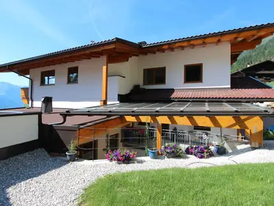 Das Gebäude in dem sich die Ferienwohnung befindet