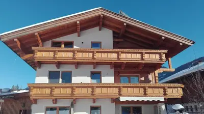Das Gebäude in dem sich die Ferienwohnung befindet