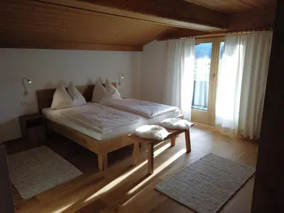 Ein Bett oder Betten in einem Zimmer der Unterkunft Haus Plangger