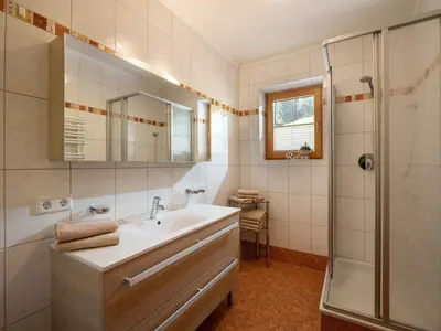 Ein Badezimmer in der Unterkunft Apart Magdalena