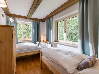 Ein Bett oder Betten in einem Zimmer der Unterkunft Chalet Achenberg
