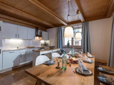 Küche/Küchenzeile in der Unterkunft Chalet Achenberg