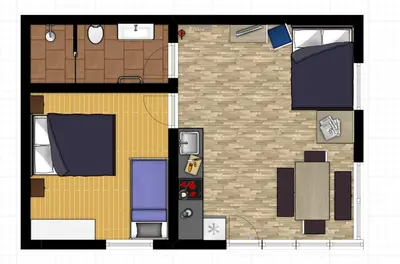 Grundriss der Unterkunft Haus Sabrina