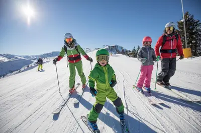 Skifahren in der Ferienwohnung oder in der Nähe