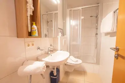 Ein Badezimmer in der Unterkunft Sonnseitn Appartements