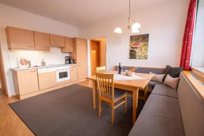 Küche/Küchenzeile in der Unterkunft Sonnseitn Appartements