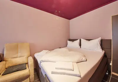 Ein Bett oder Betten in einem Zimmer der Unterkunft Appartement Snowflake