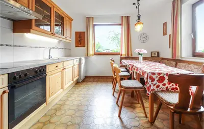 Küche/Küchenzeile in der Unterkunft Ferienwohnung Nähe Walchsee
