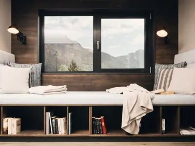 Ein Bett oder Betten in einem Zimmer der Unterkunft Hotel Auszeit