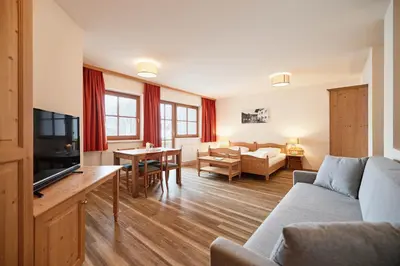 TV/Unterhaltungsangebot in der Unterkunft Appartement Oberwirt Ferienwohnung