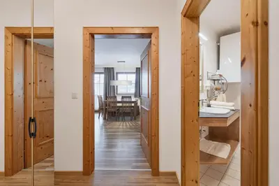 Grundriss der Unterkunft Appartement Oberwirt Ferienwohnung