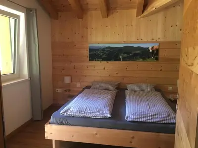 Ein Bett oder Betten in einem Zimmer der Unterkunft Appartement Mühlhäusl