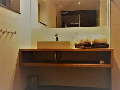 Küche/Küchenzeile in der Unterkunft Apartment Smaragdblick Wildkogel