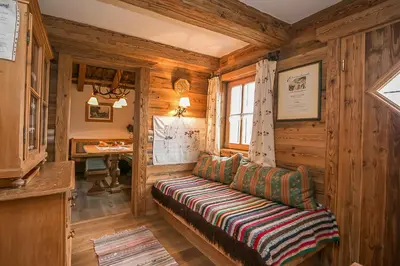 Ein Bett oder Betten in einem Zimmer der Unterkunft Müllerkaser