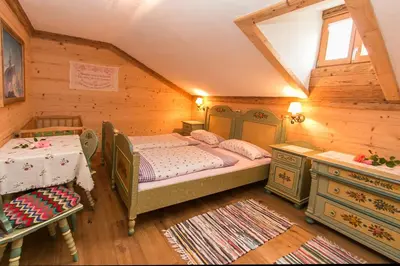 Ein Bett oder Betten in einem Zimmer der Unterkunft Müllerkaser